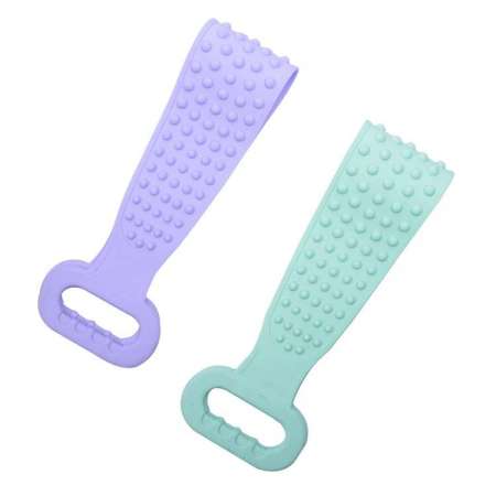 60cm Big size shower towel silicone bath brush for wash the back